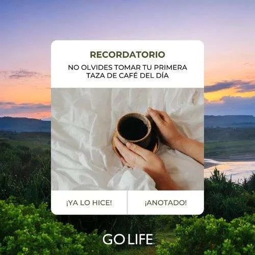 GO LIFE Coffe Life primera taza del dia